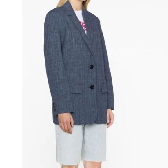 NWT ISABEL MARANT ÉTOILE single breasted blazer M/38 $957 - Picture 2 of 13
